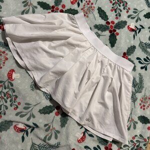 Alo Yoga Varsity Pleated Tennis Skirt Skort Womens Size S A Line Preppy Golf